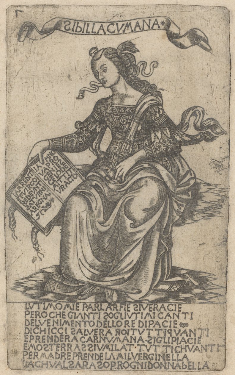 Sibila cumana de after Baccio Baldini
