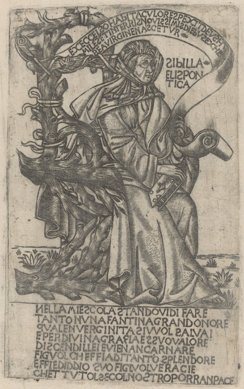 Sibila helespóntica de after Baccio Baldini