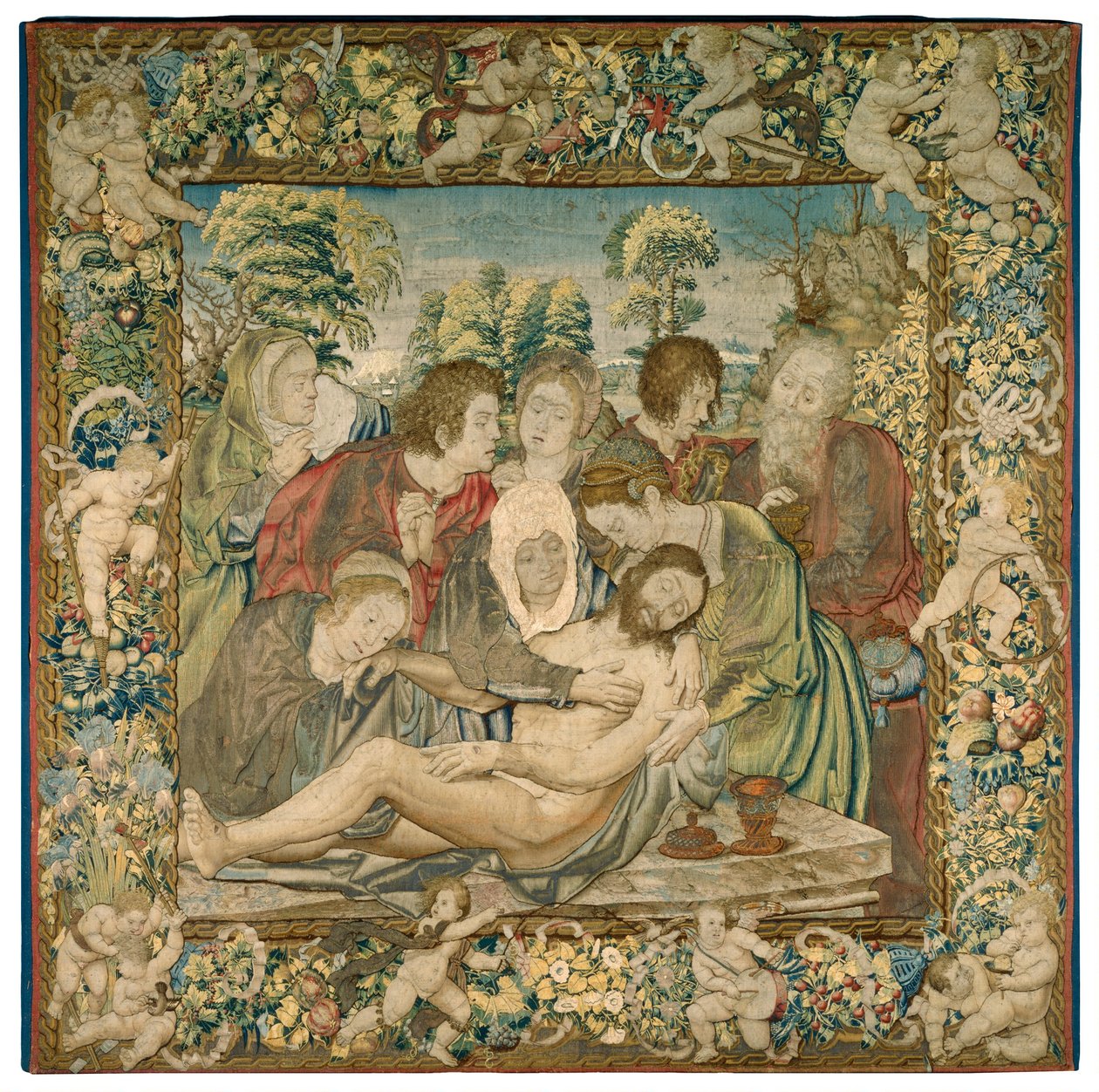 La Deposición de after Bernard van Orley