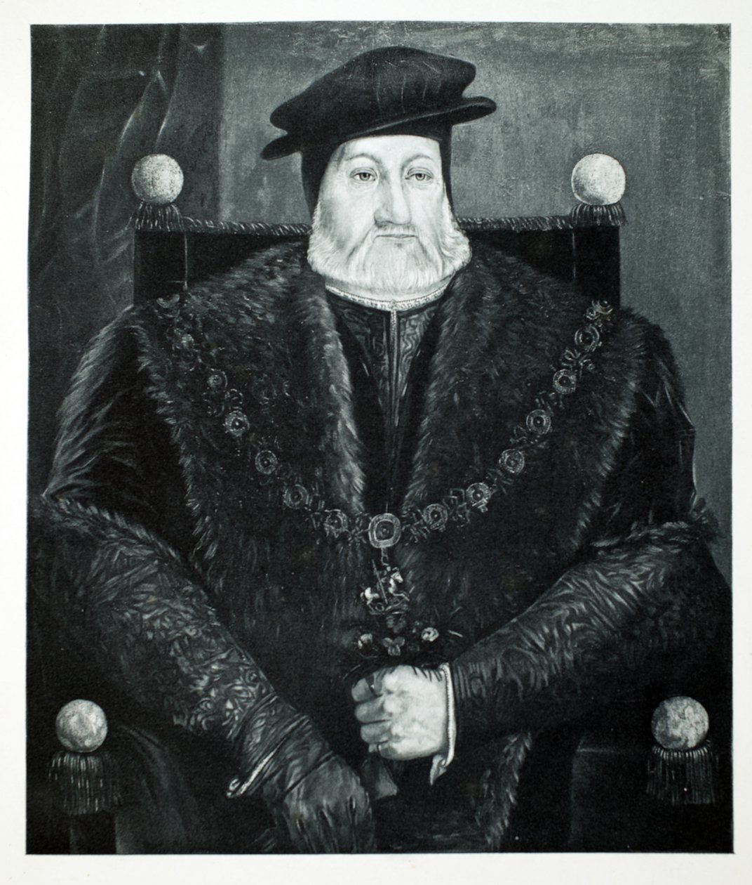 Charles Brandon, Duque de Suffolk, c.1544, pub. 1902 (colotipia) de after English School
