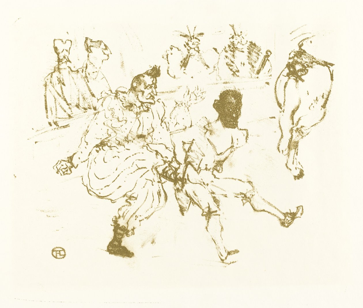 Footit y Chocolat de after Henri de Toulouse Lautrec