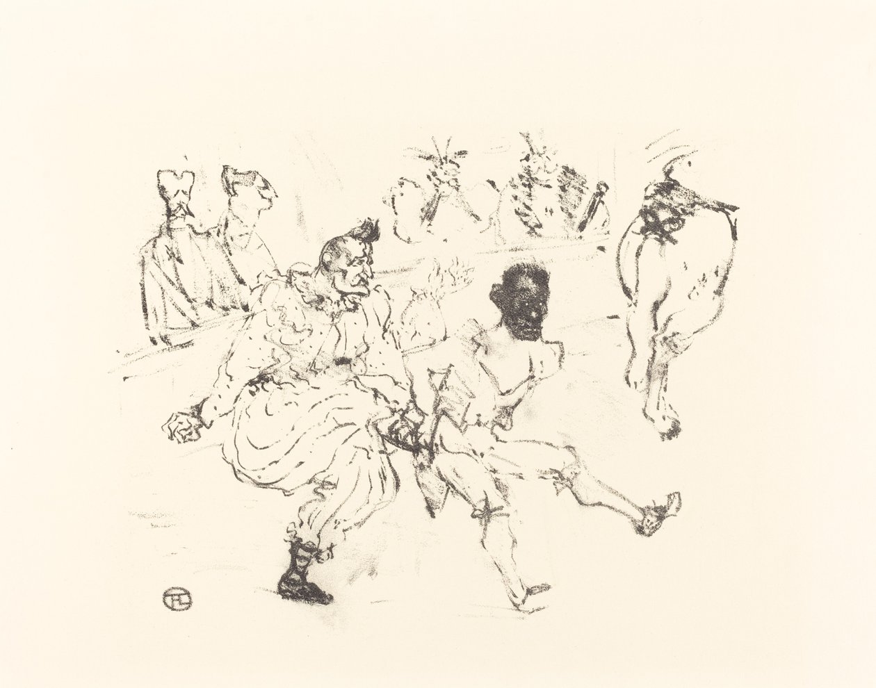 Footit y Chocolat de after Henri de Toulouse Lautrec