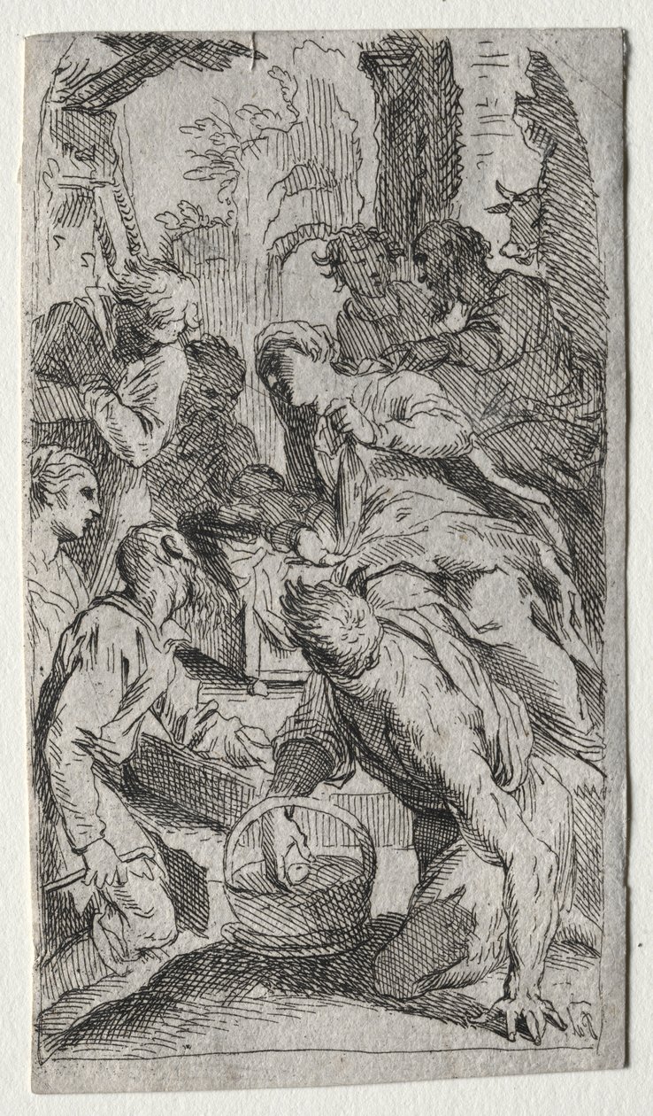The Nativity de after Jacopo Palma il Giovane