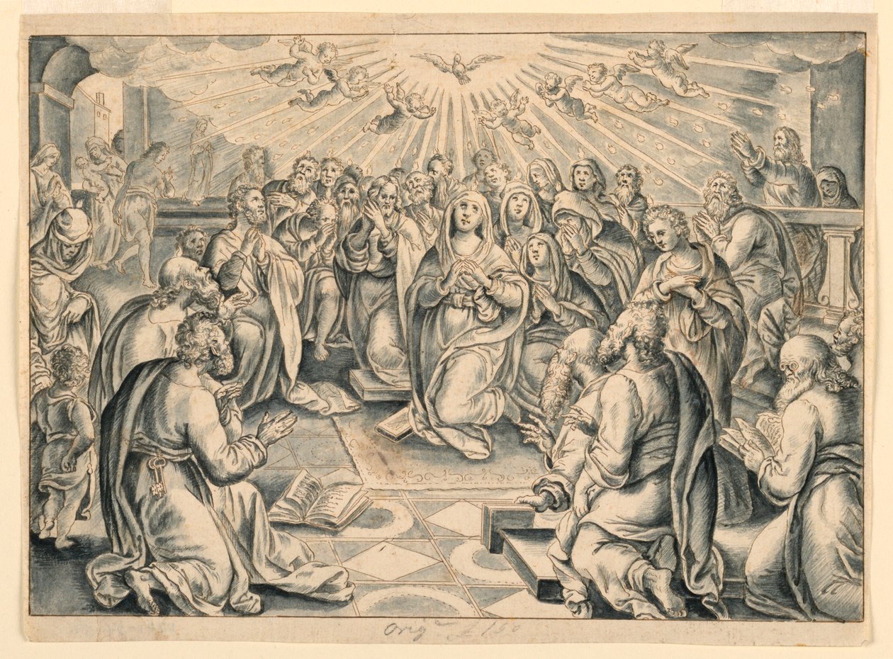 Escena de los Hechos de los Apóstoles, después de Stradanus de after Jan van der Straet, called Stradanus