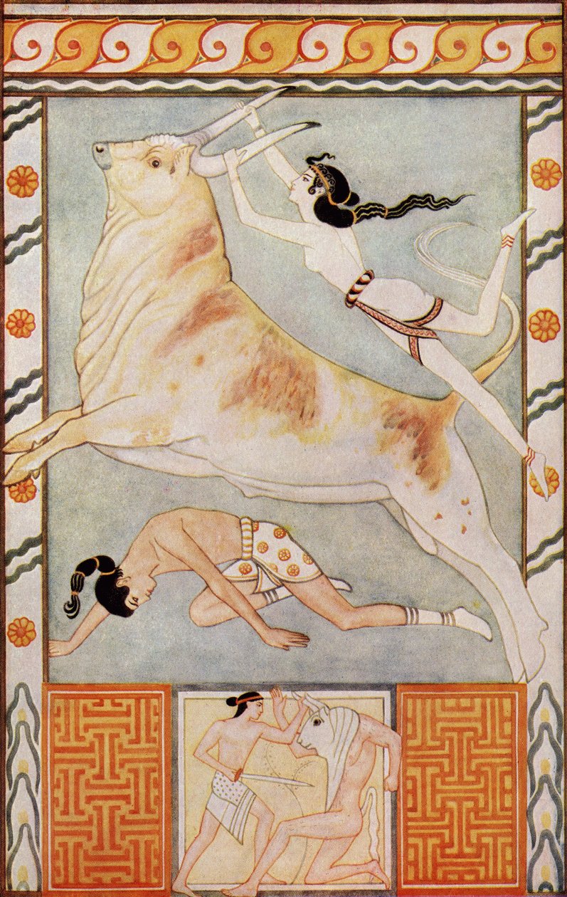 Los cazadores de toros, ilustración de 