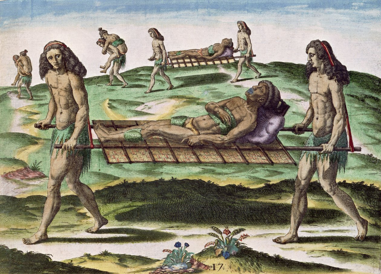 Hermafroditas transportando a los heridos, de 