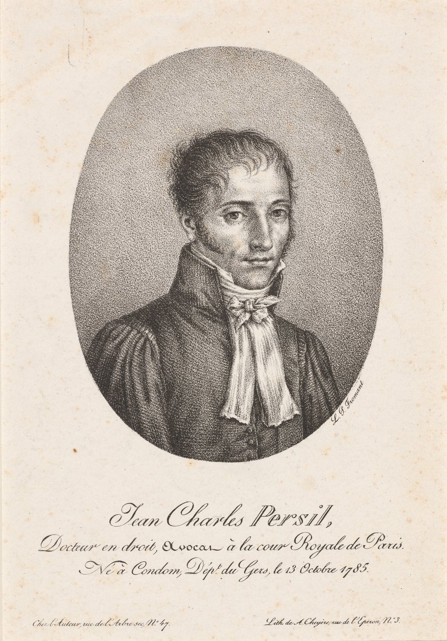 Jean Charles Persil de after Louis Pierre Froment after Honoré Daumier