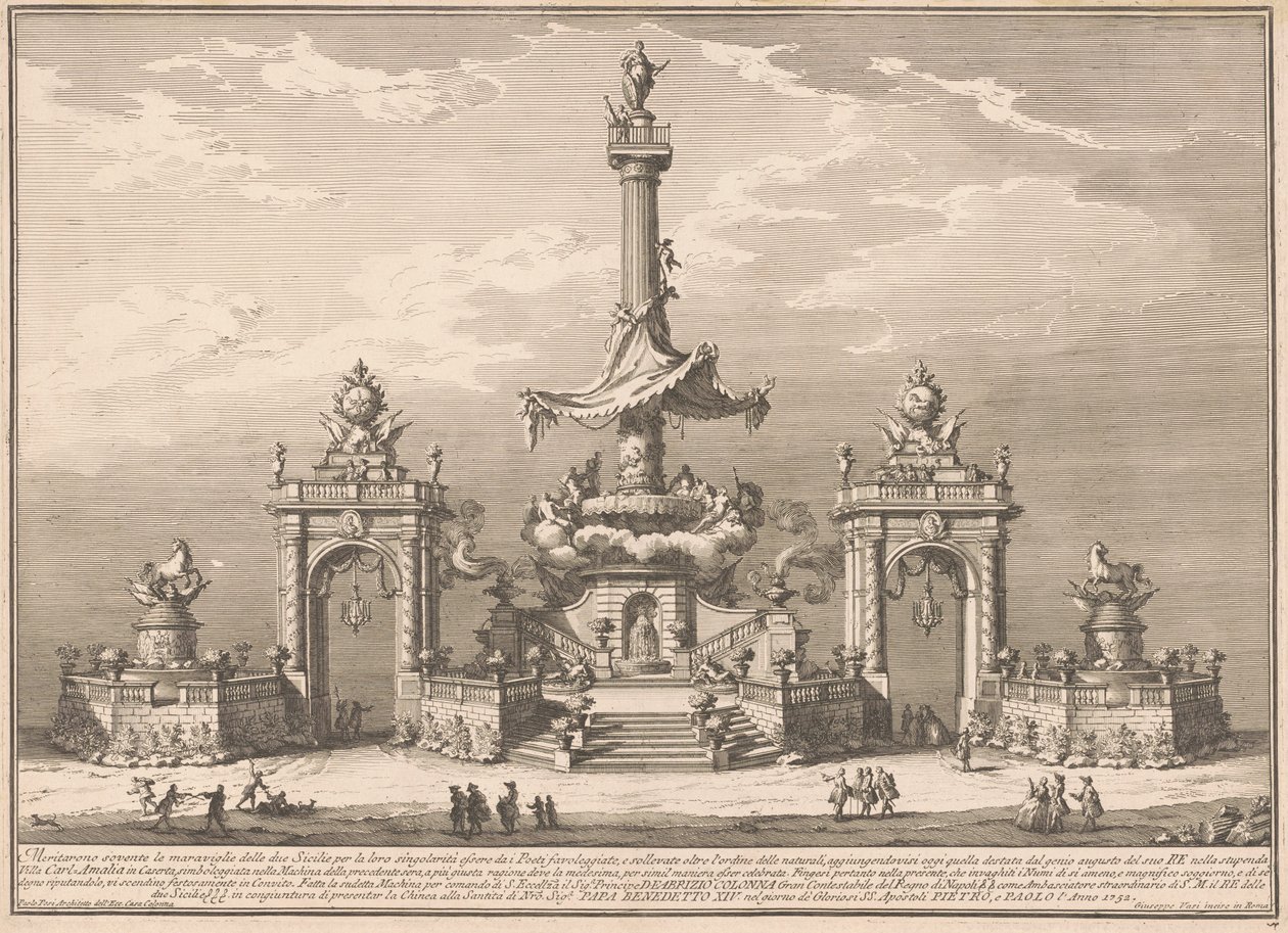 La Segunda Máquina para la Chinea de 1752: El Banquete de los Dioses en Villa Carl