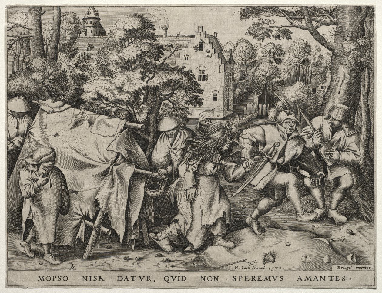 The Wedding of Mopsus and Nisa de after Pieter Bruegel