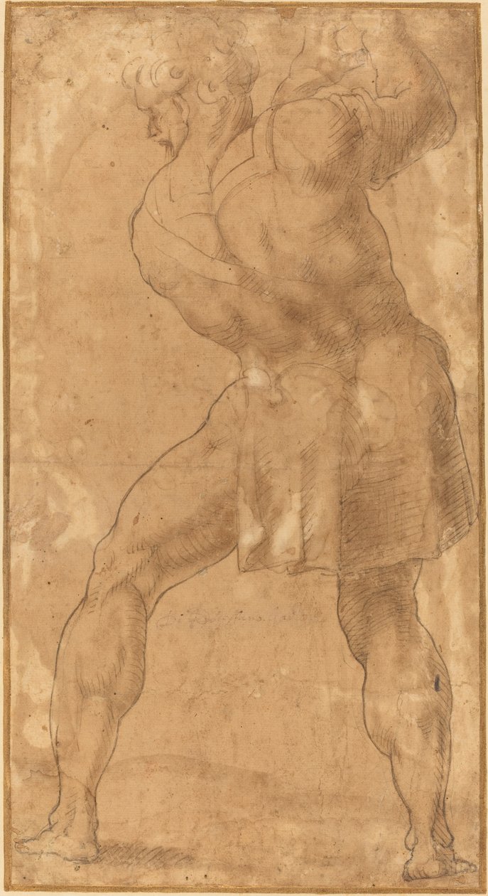 Figura de un Hombre de after Polidoro da Caravaggio