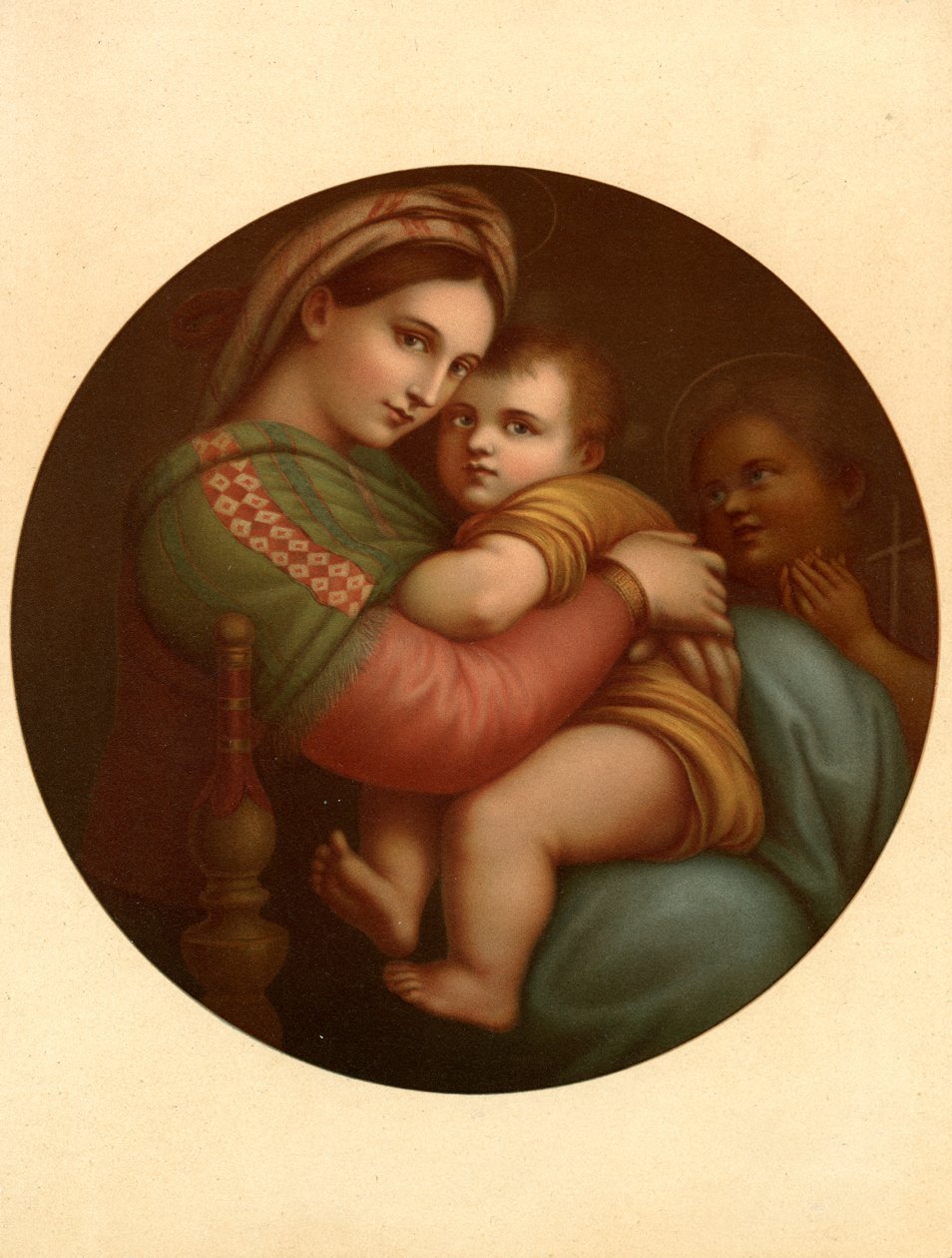 Madonna de la Silla de after Raphael