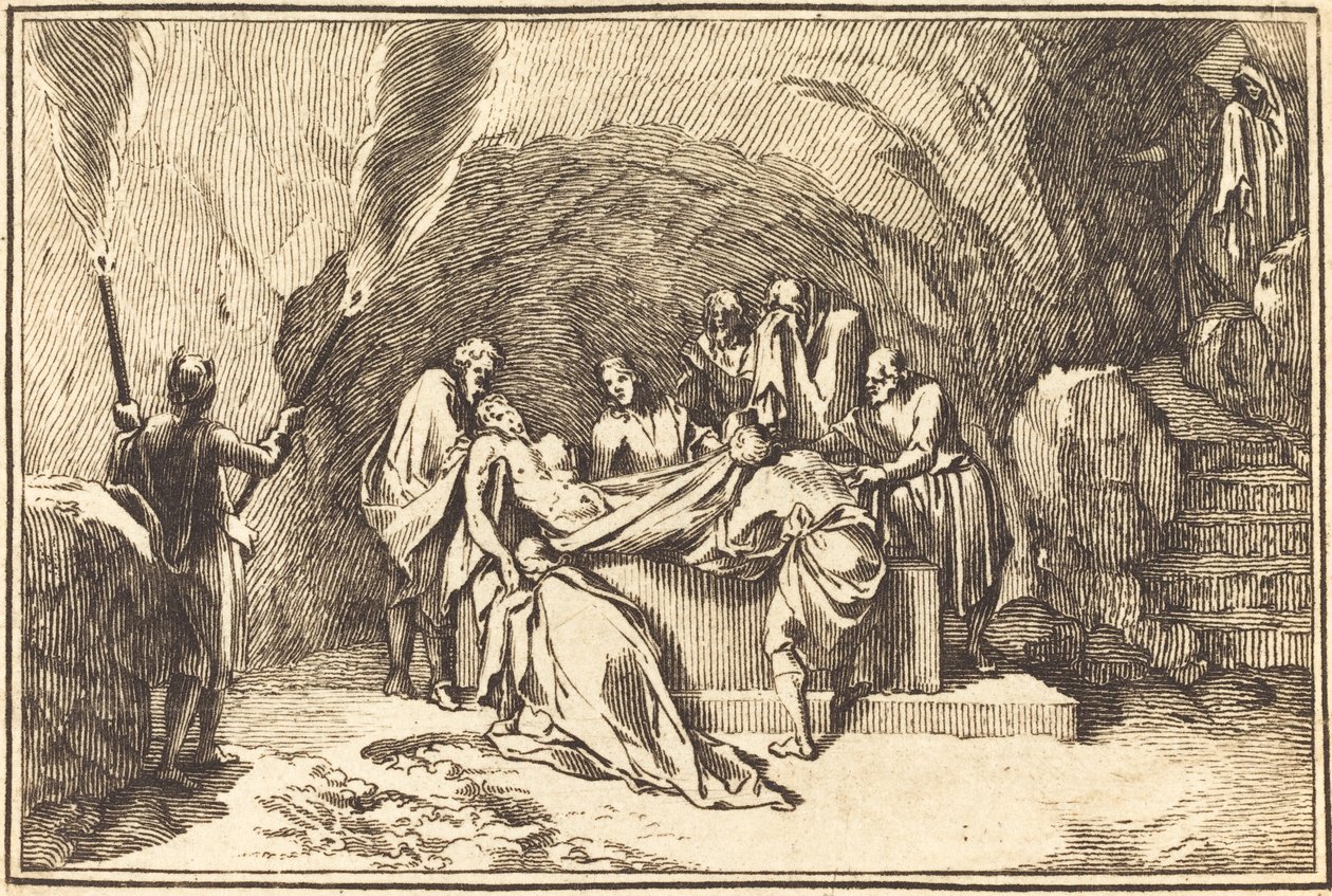El entierro de after Sébastien Le Clerc I