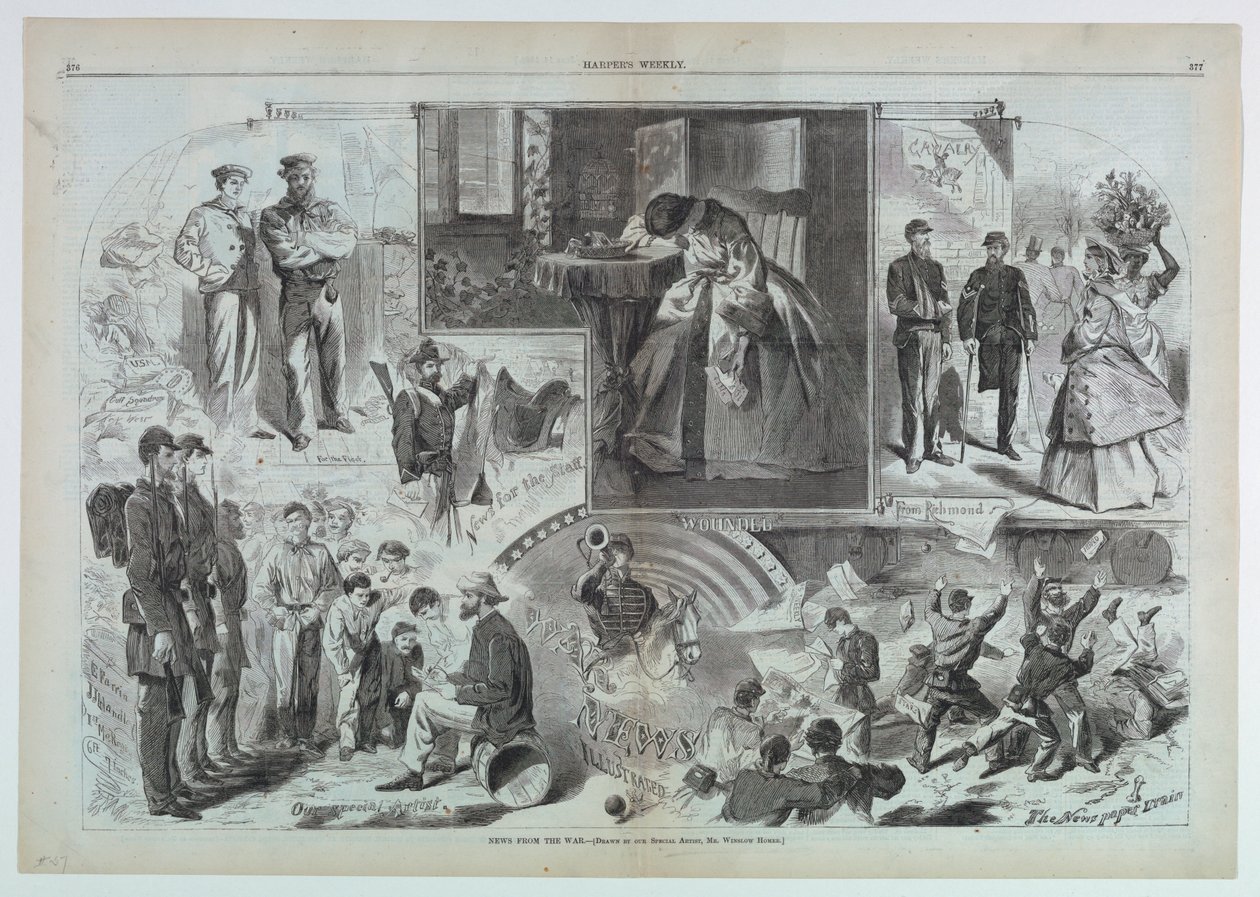 Noticias de la guerra de Winslow Homer