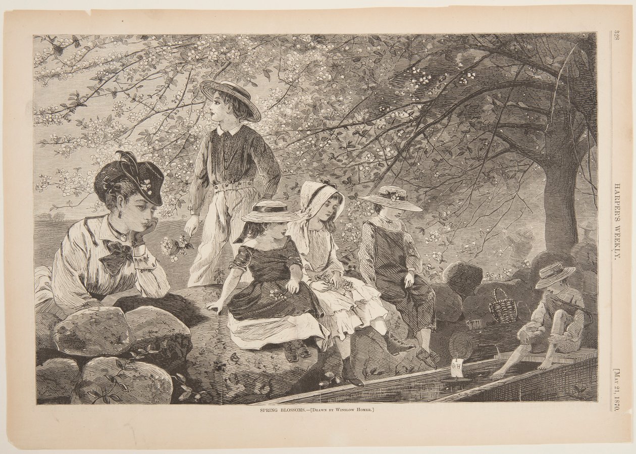 Flores de primavera de Winslow Homer