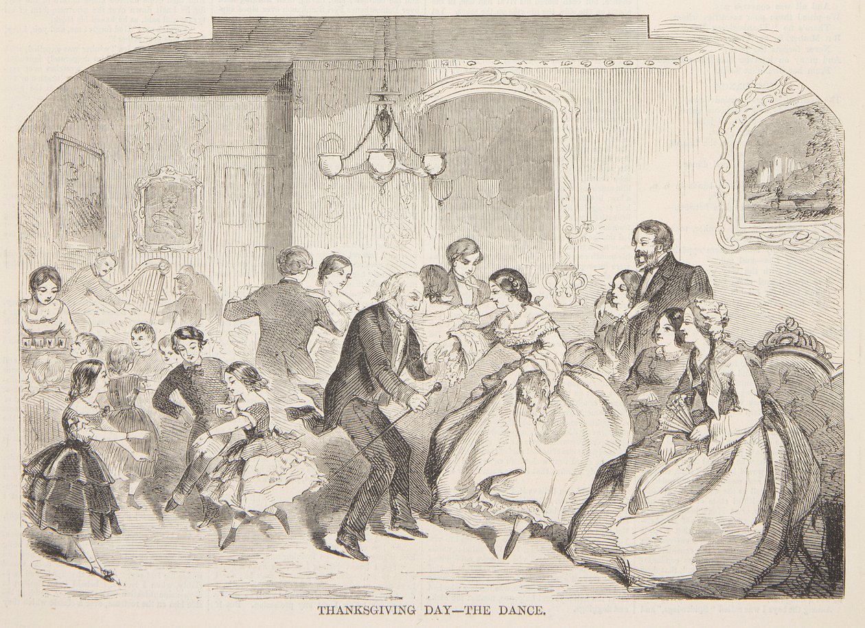Día de Acción de Gracias – El baile de after Winslow Homer