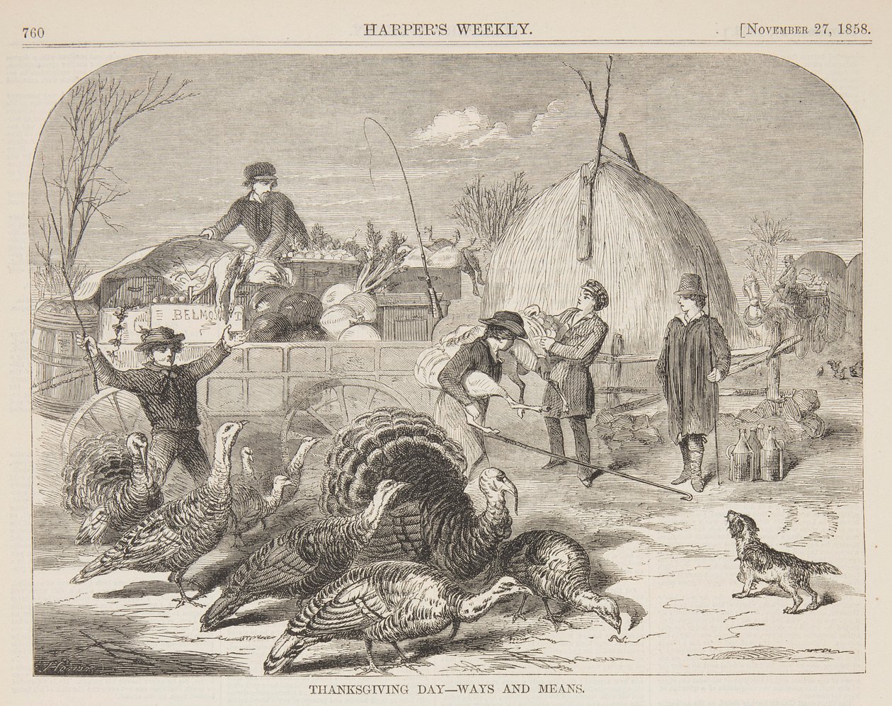 Día de Acción de Gracias – Medios y formas de Winslow Homer