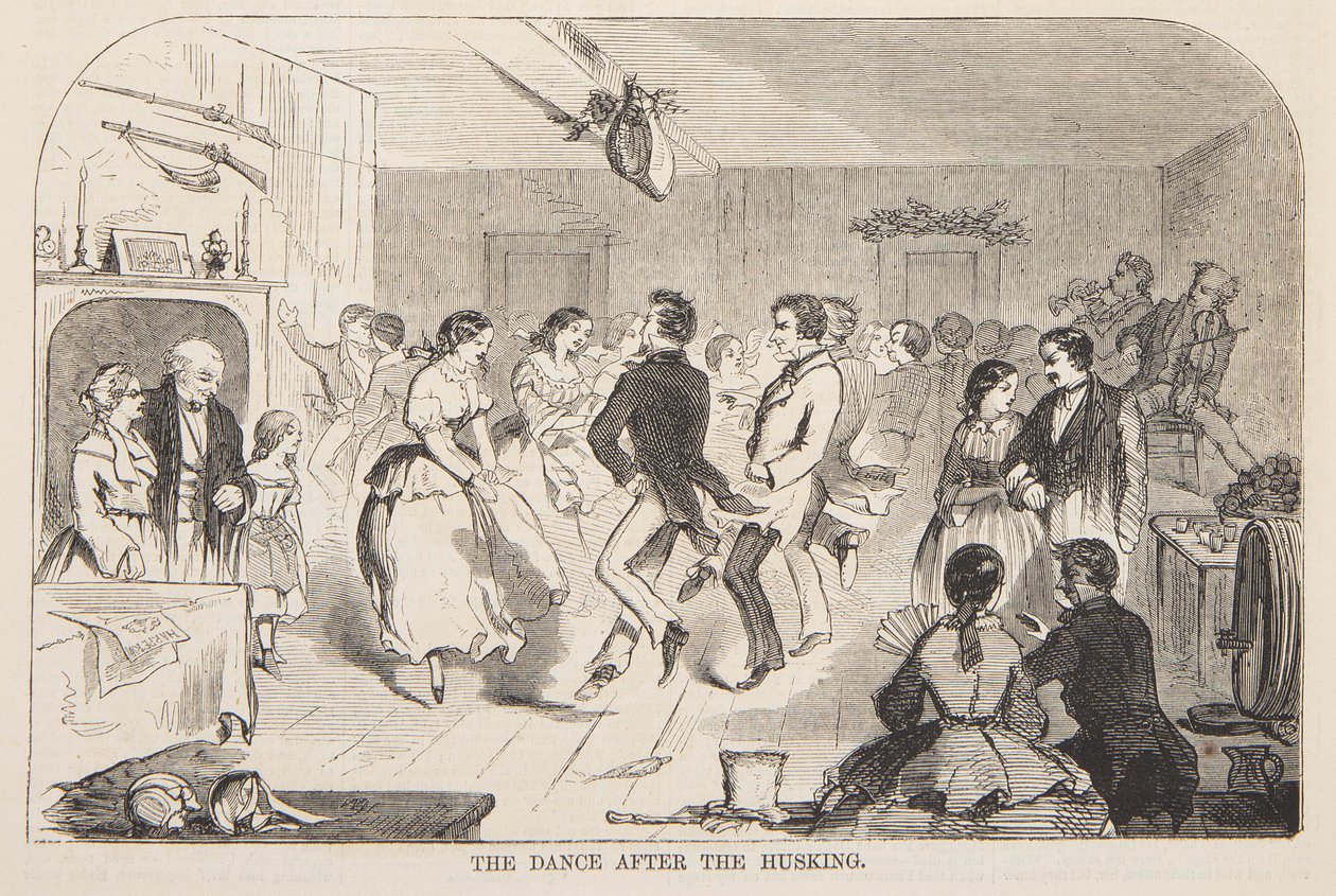 El Baile después del Desgrane de Winslow Homer