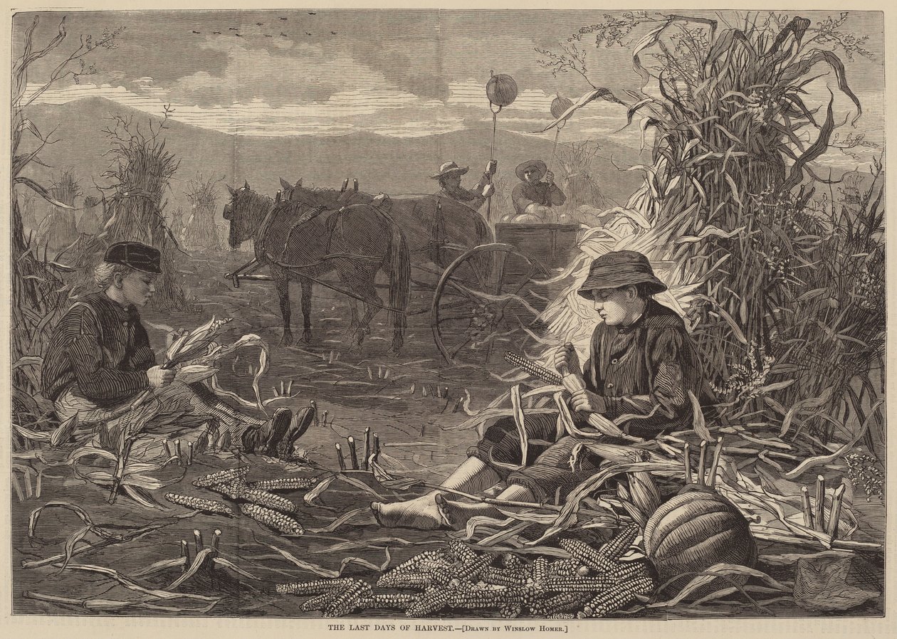 Los Últimos Días de la Cosecha de Winslow Homer