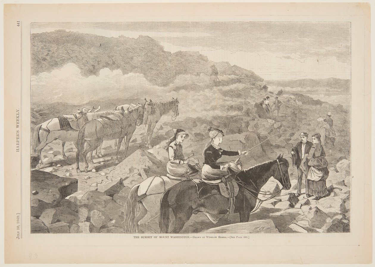La cumbre del Monte Washington de Winslow Homer