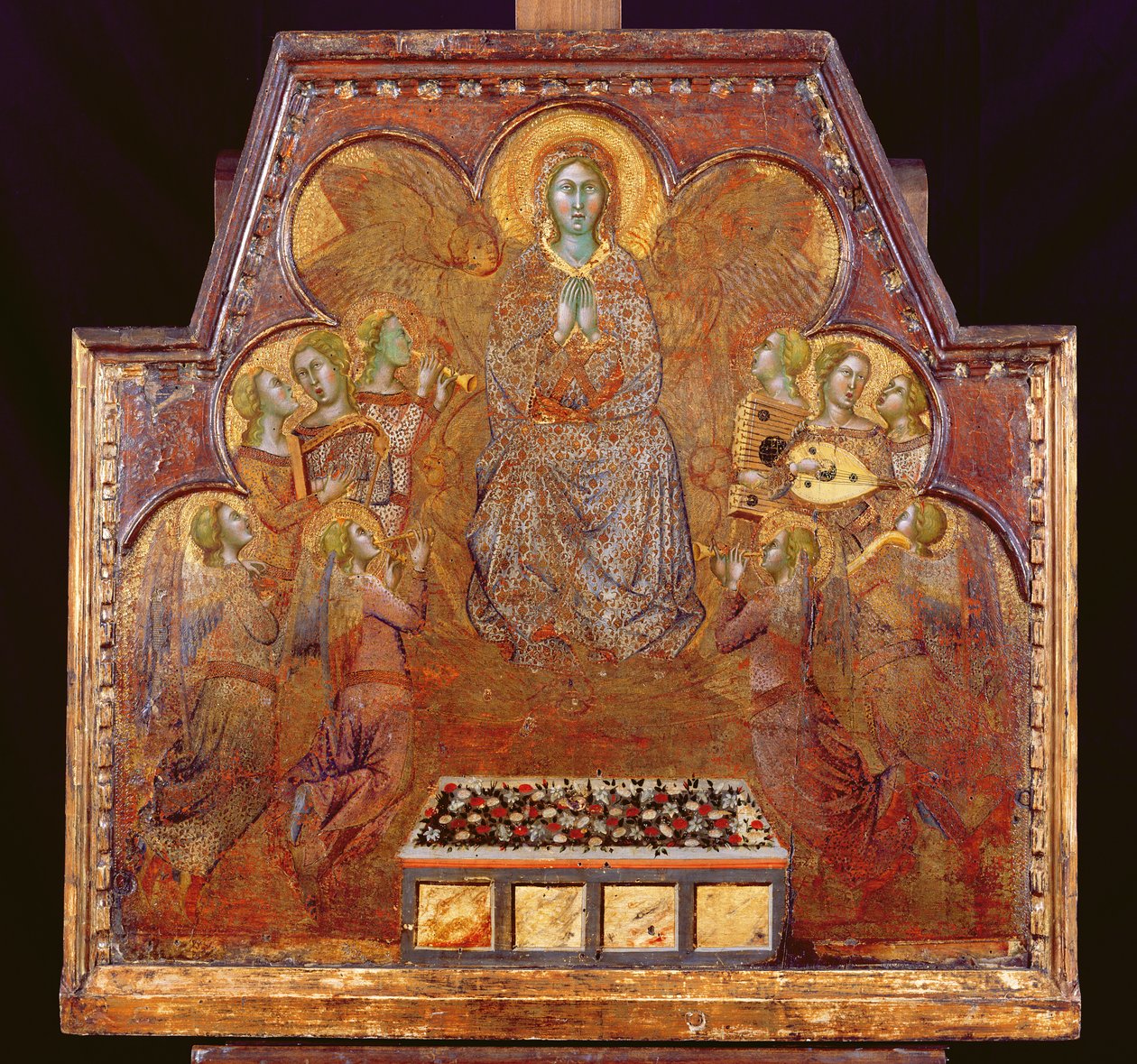 Virgen Rodeada de Ángeles de also Manfredi de Battilori Bartolo di Fredi