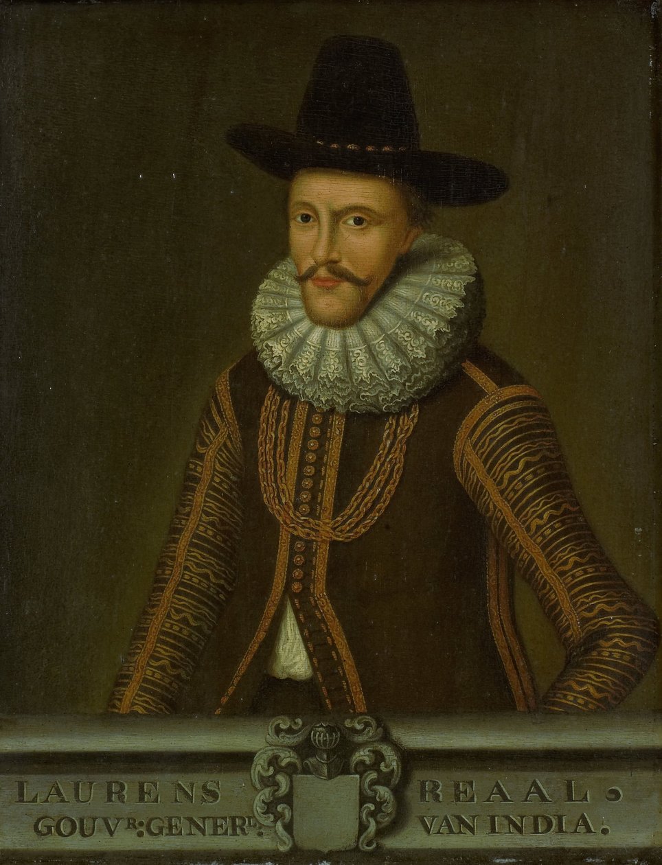 Retrato de Laurens Reael, Gobernador General de las Indias Orientales Holandesas de anonymous (copy after)