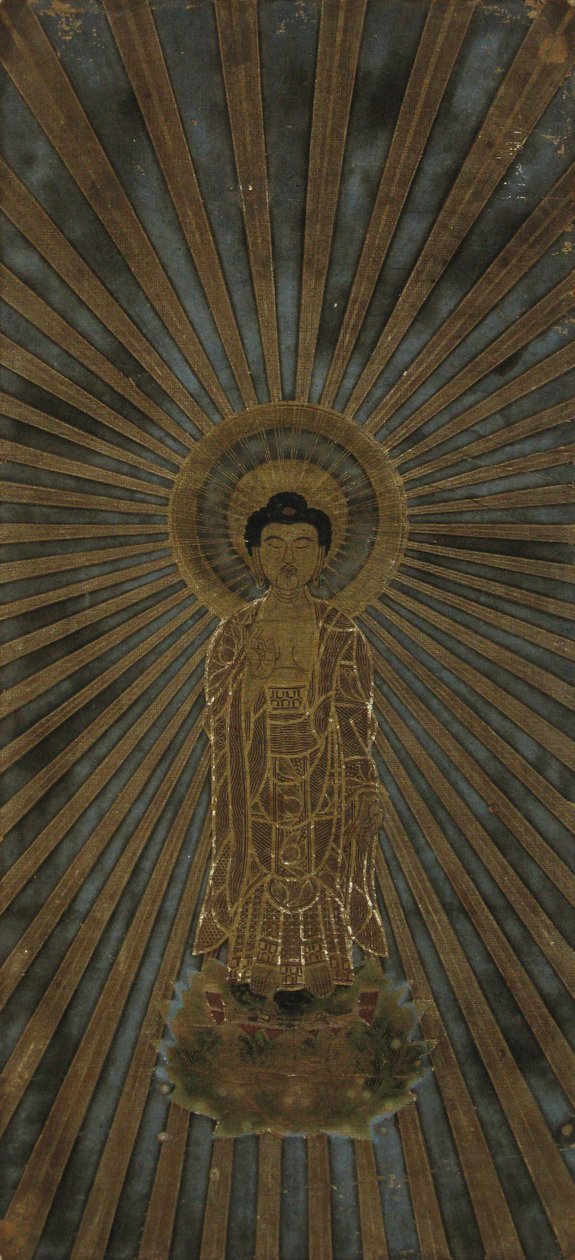 Amida se manifiesta en el cuerpo del Dharma de los medios expeditivos de anonymous 