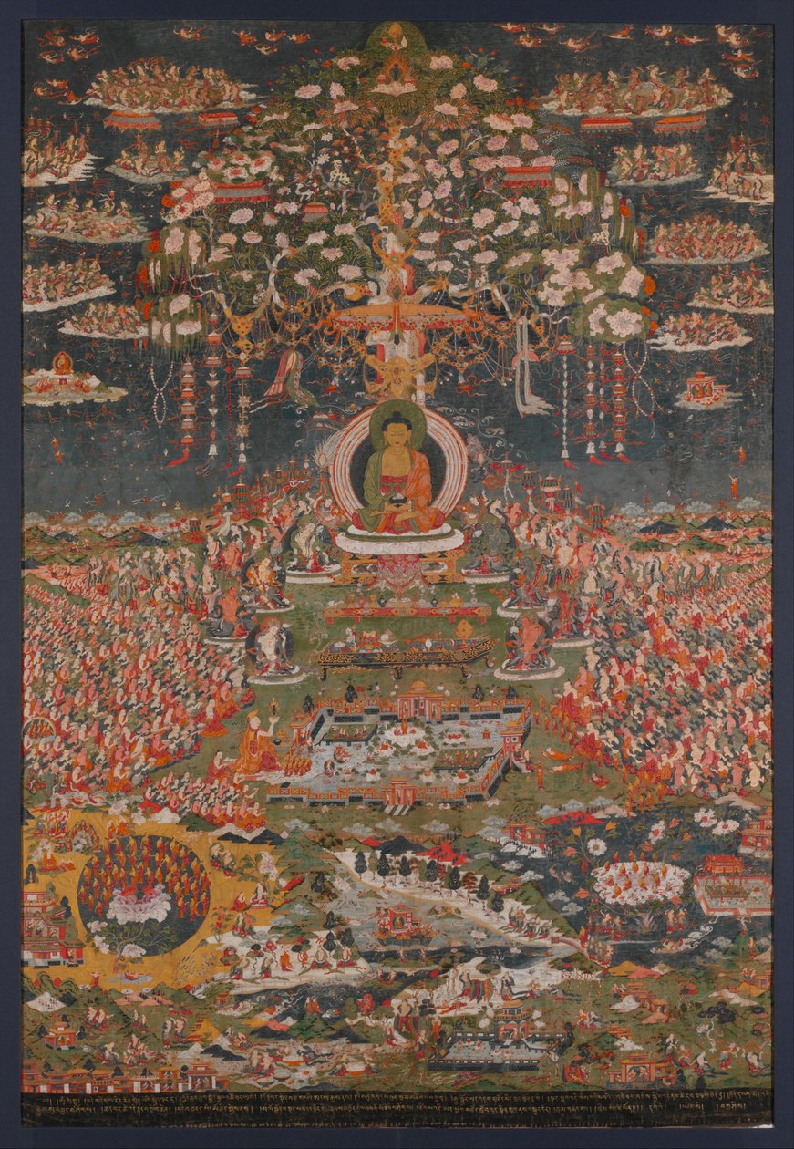 Amitabha, el Buda de la Tierra Pura Occidental (Sukhavati) de anonymous 