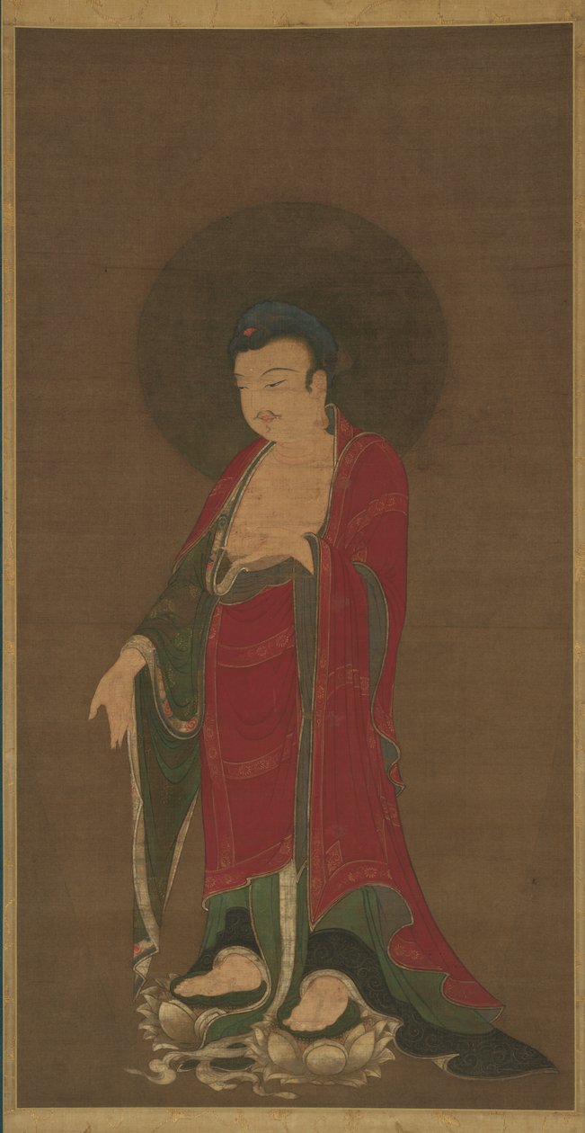 Buda Amitabha desciende de su Tierra Pura de anonymous 