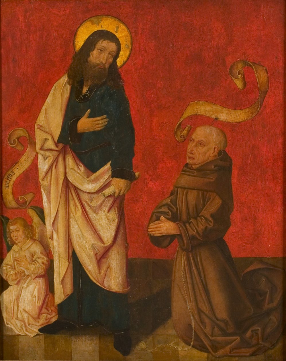 Holandés: El evangelista Mateo y un clérigo de anonymous 