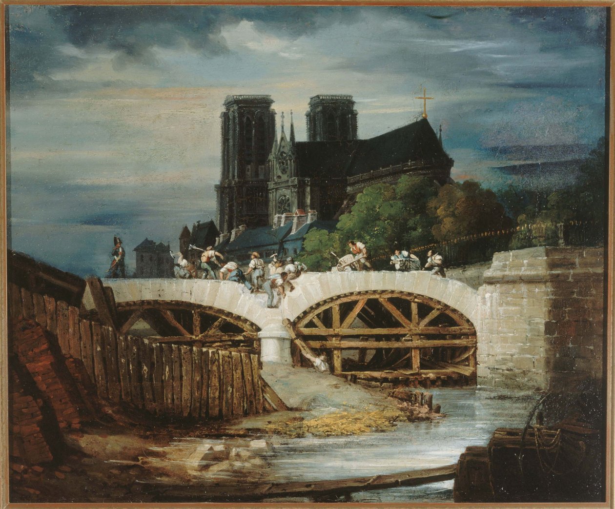 Francés: Construction du pont de l