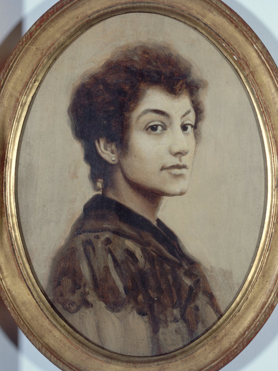 Francés: Portrait de Gabrielle Sand-Palazzi Retrato de Gabrielle Sand-Palazzi de anonymous 
