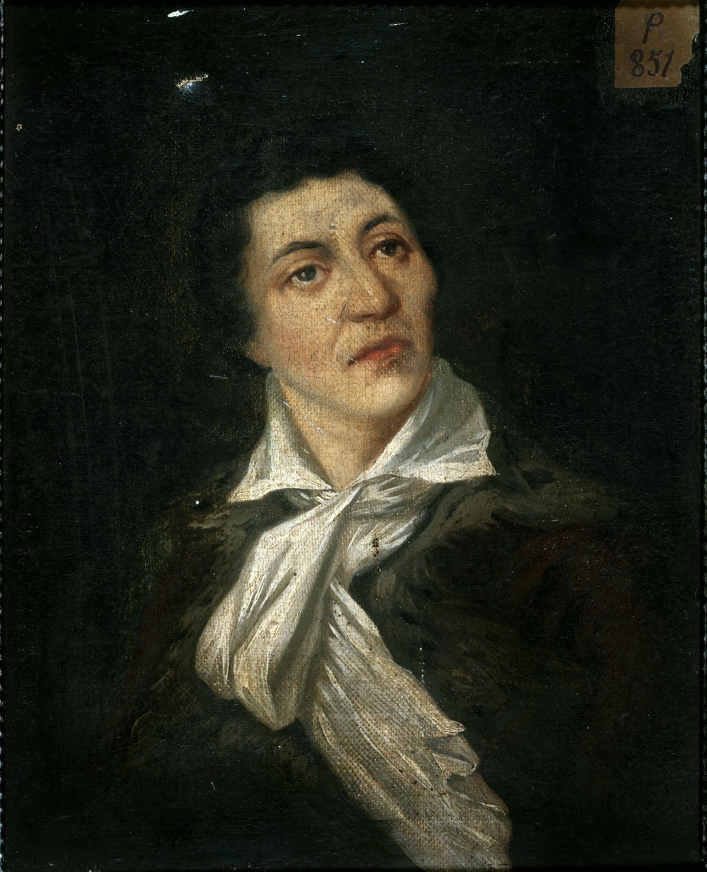 Francés: Portrait de Jean-Paul Marat (1743-1793), publiciste et homme politique (P851) de anonymous 