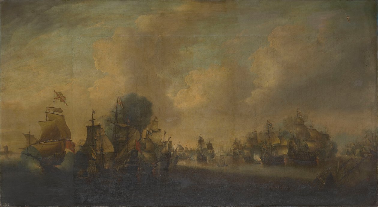 La batalla de los Downs, 21 de octubre de 1639 de anonymous 