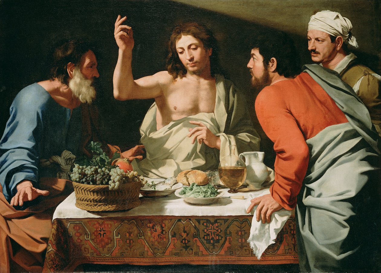 La cena en Emaús de Bartolomeo Cavarozzi