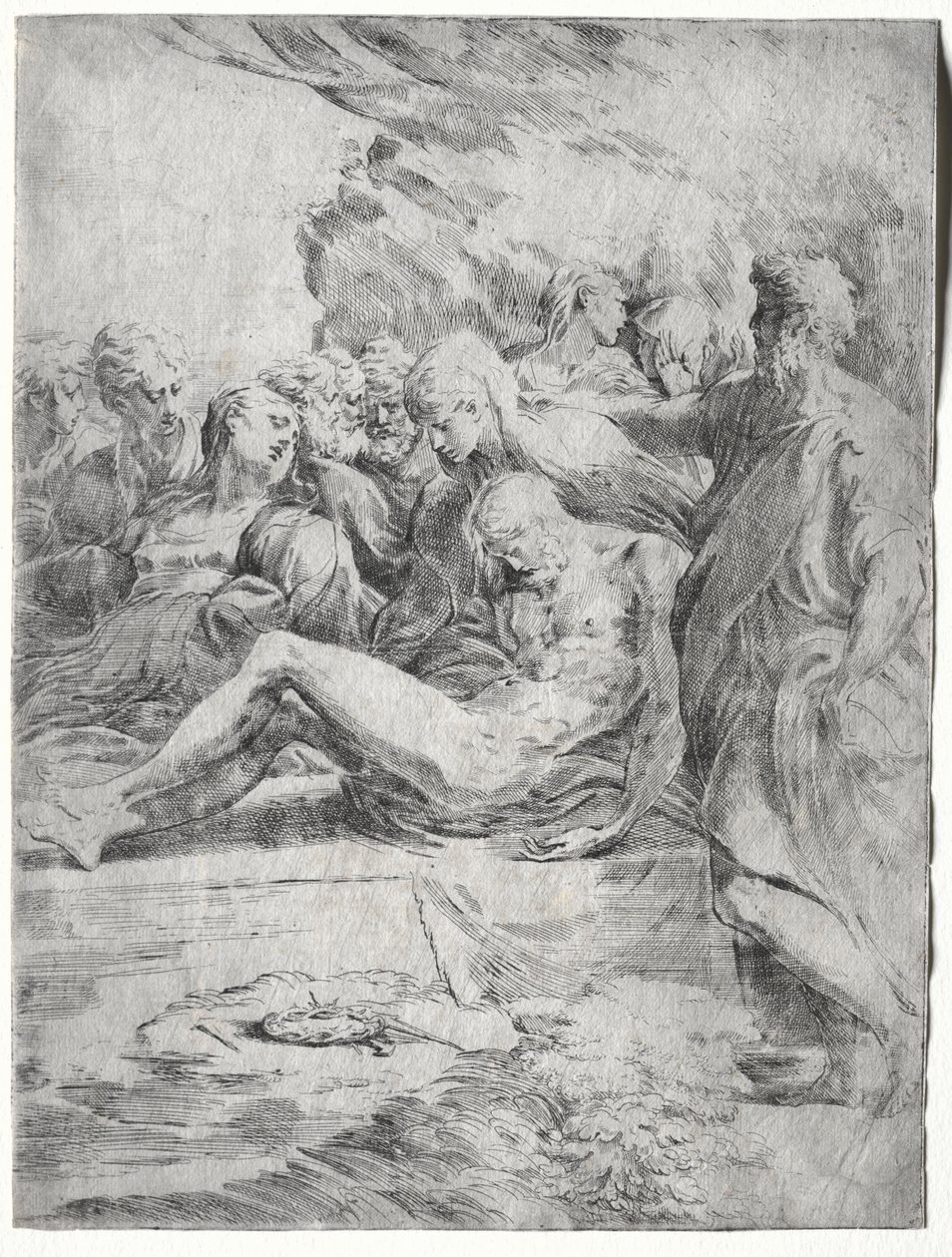el entierro de attributed to Asteas