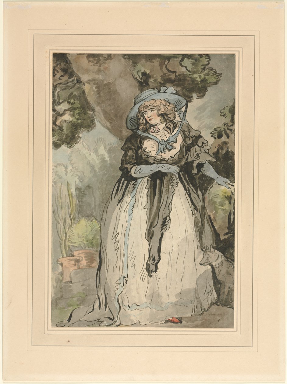 Sra. Samuel Howitt (nacida Elizabeth Rowlandaon) de attributed to George Murgatroyd Woodward