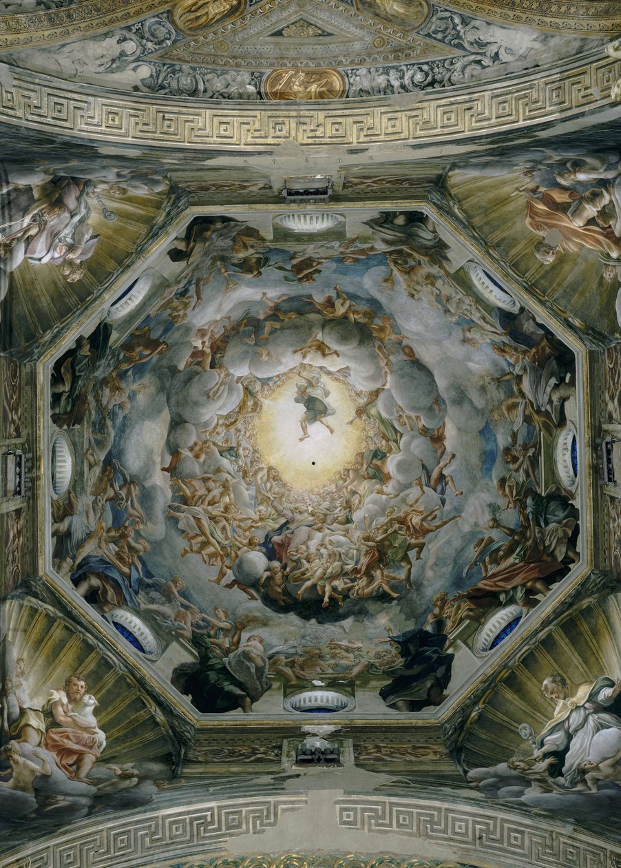 Asunción de la Virgen, del techo de la cúpula, 1526-30 de Antonio da Correggio
