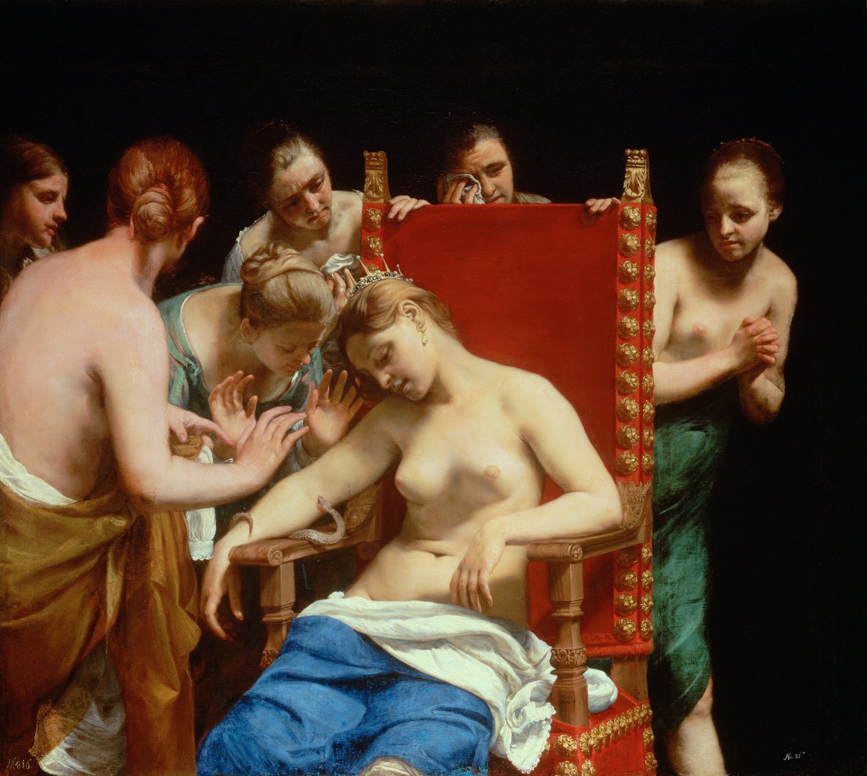 La Muerte de Cleopatra de Guido Cagnacci