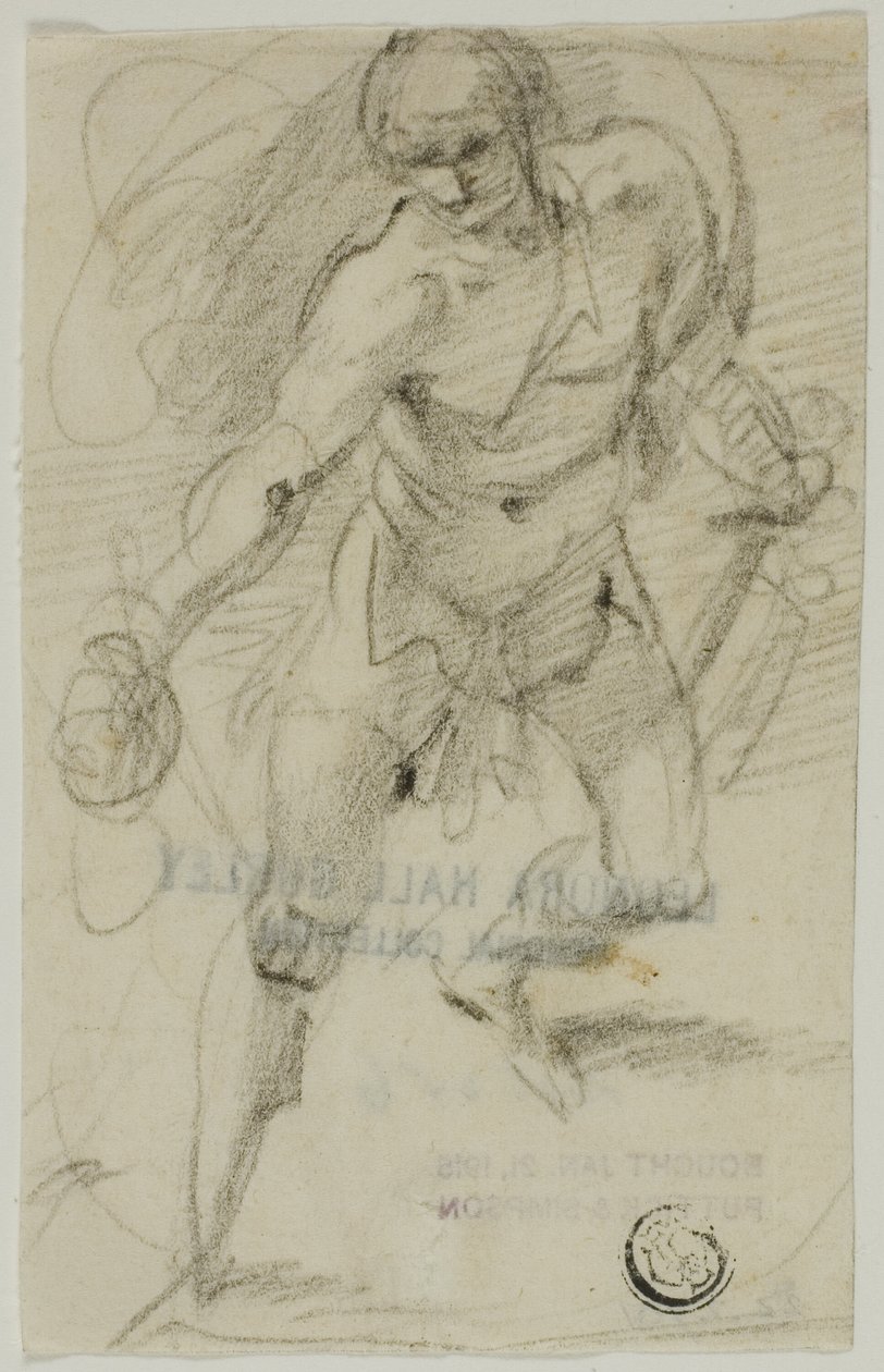 David con la cabeza de Goliat de called Cavaliere d
