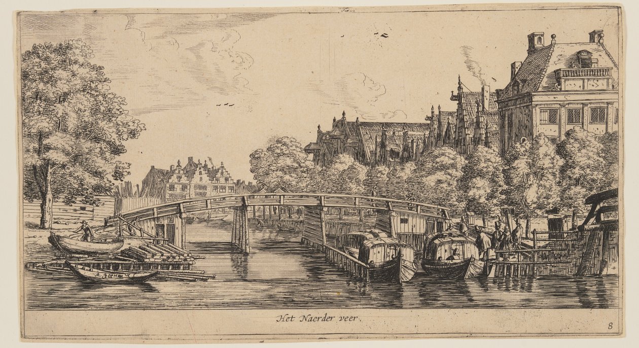 El Naeder veer, de Vistas de Ámsterdam de called Zeeman Reinier Nooms
