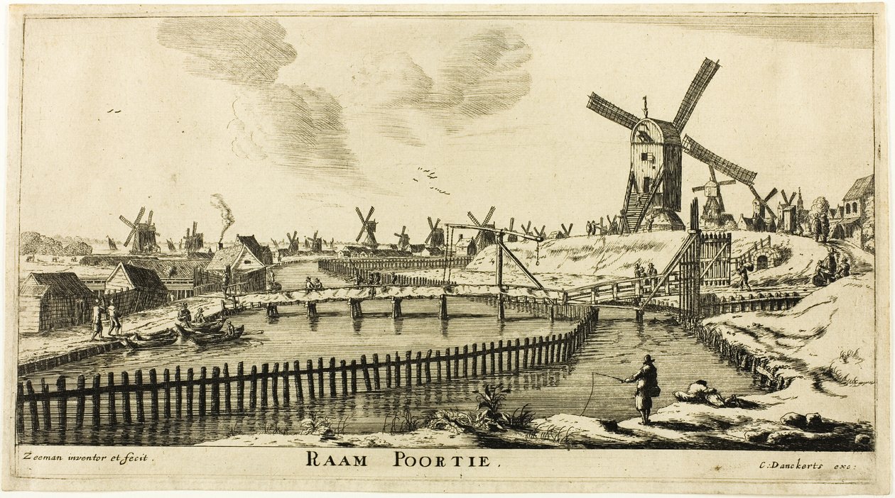Puerta de Raam, de Las ocho puertas de Ámsterdam de called Zeeman Reinier Nooms