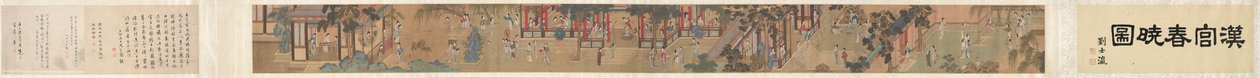 Damas del palacio de copy after Qiu Ying