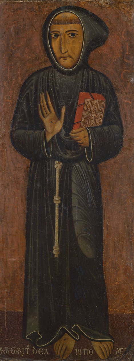 Representación de San Francisco de Asís (pintura sobre madera) de di Magnano da Arezzo Margaritone