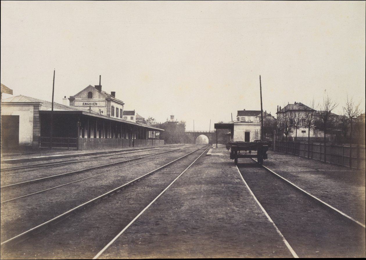 Estación de Enghien (Sena y Oise, Francia) de Edouard Denis Baldus