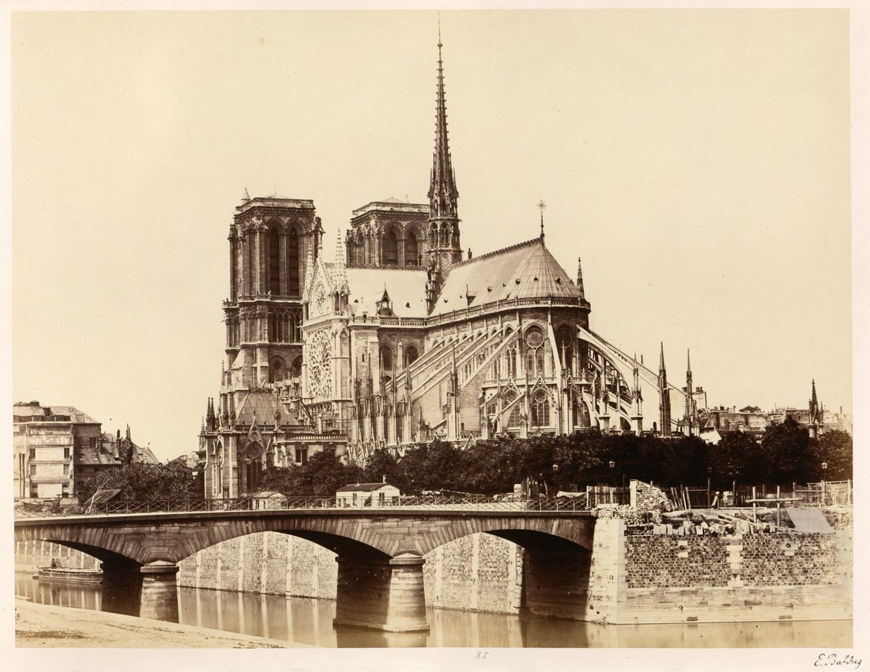 Notre-Dame (Ábside) de Édouard Baldus