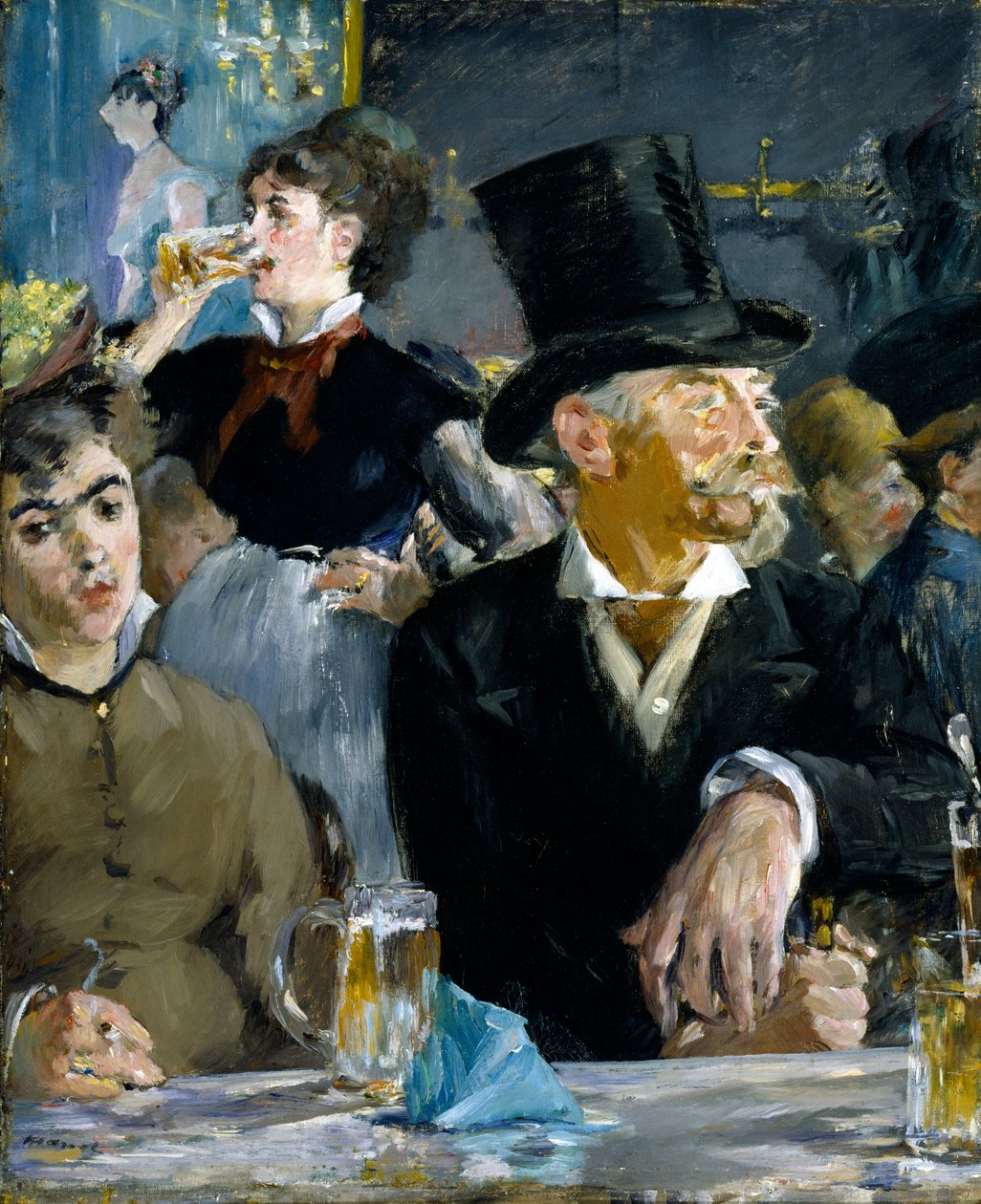 En el café de Édouard Manet