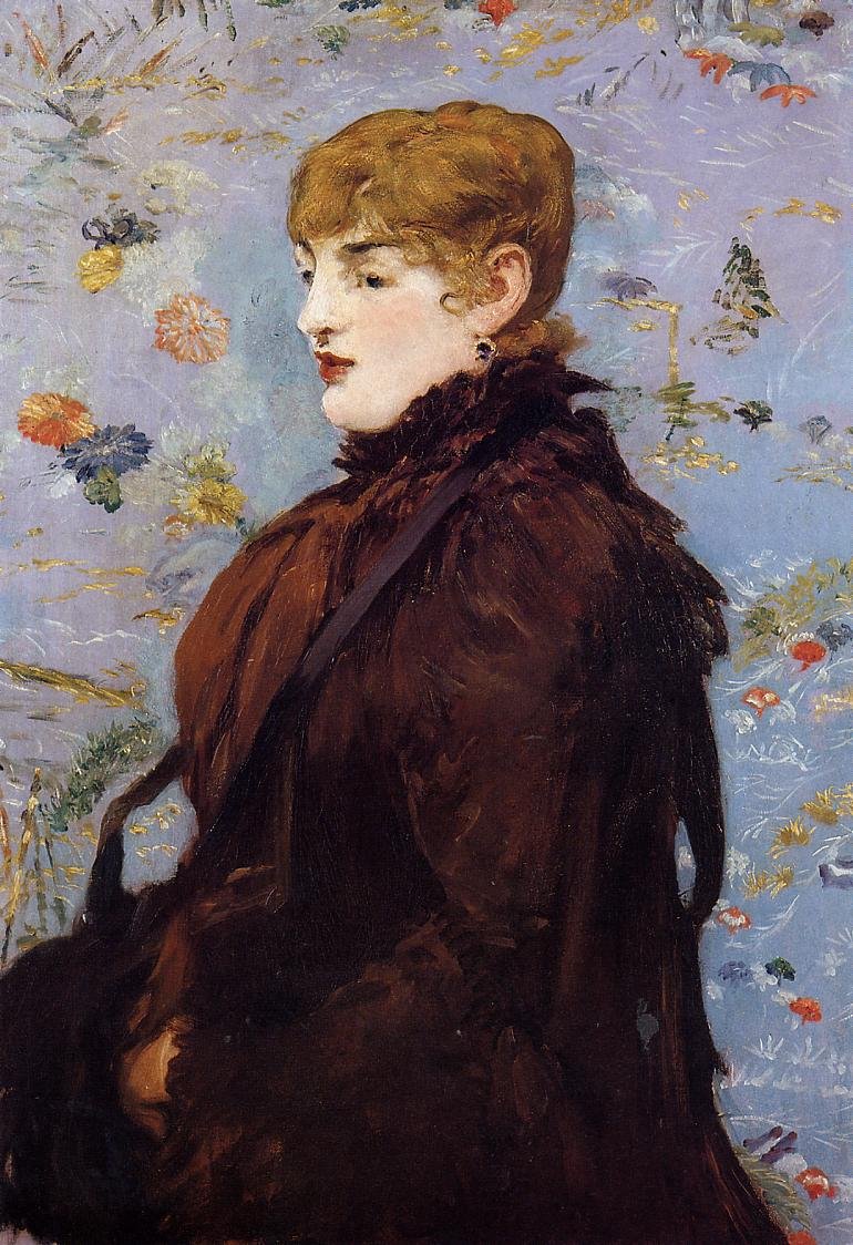 Otoño, Méry Laurent de Édouard Manet