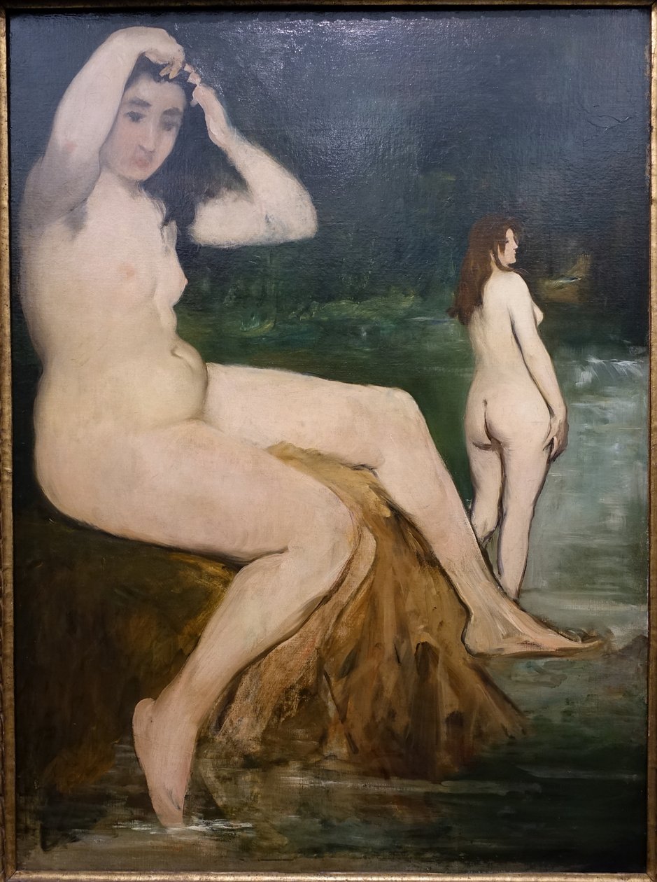 Bañistas en el Sena de Édouard Manet