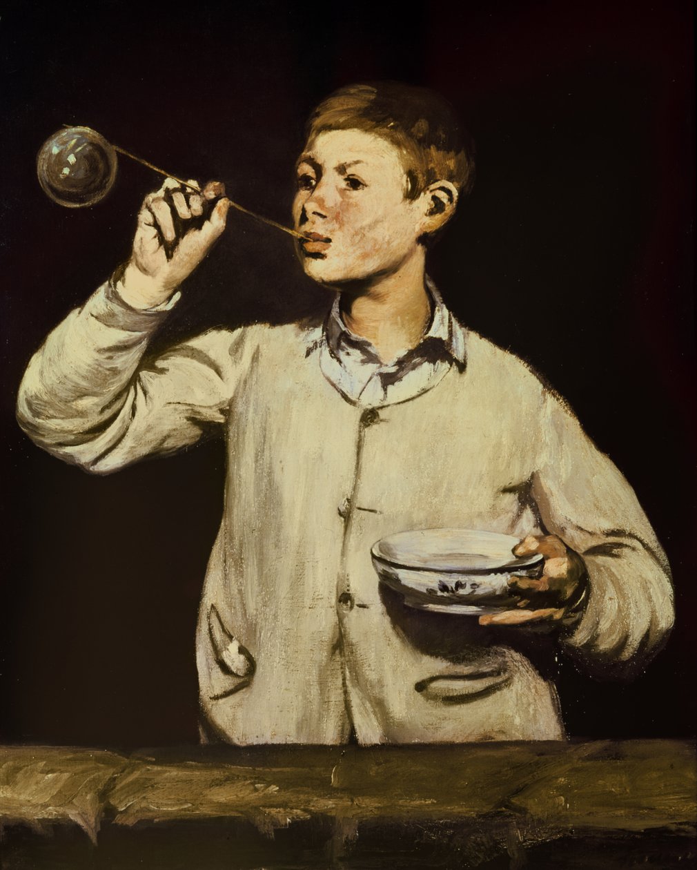Niño soplando burbujas, 1867-69 de Édouard Manet