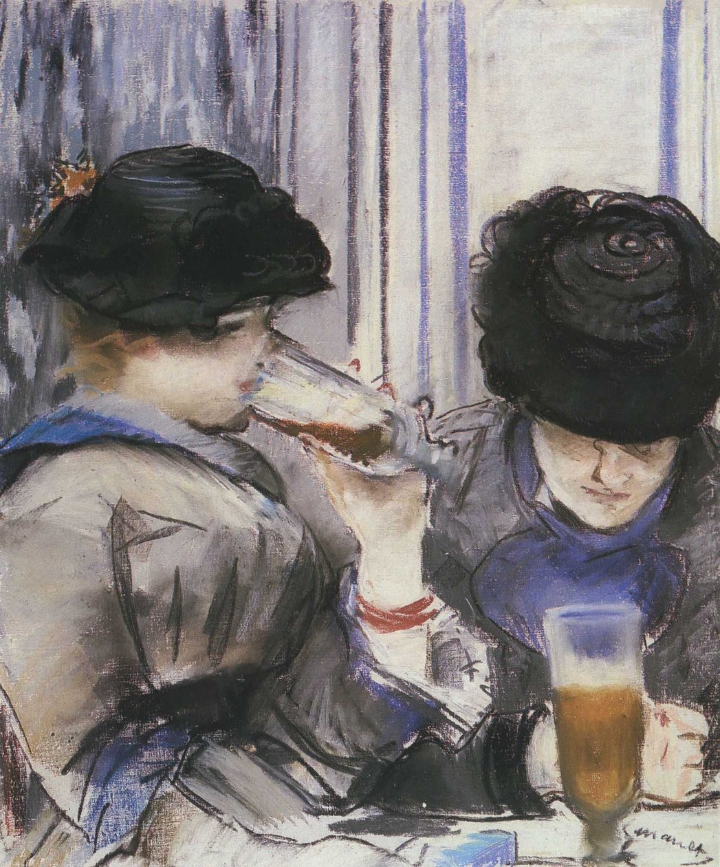 Bebedora de cervezas de Édouard Manet